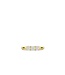 TI SENTO Ring 12349ZY - Silver plated, Zirconia white yellow gold plated