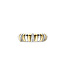TI SENTO Ring 12383ZY - Silver plated, Zirconia white yellow gold plated