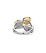 TI SENTO Ring 12387MW - Sterlingsilber mit gelb Vergoldung, Perlmutt