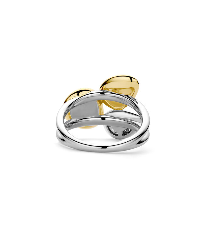 TI SENTO Ring 12387MW - Zilver verguld, Parelmoer