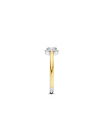 Ti Sento Ring 12388ZY - Zilver verguld, Zirkonia met geel verguld