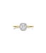 TI SENTO Ring 12388ZY - Zilver verguld, Zirkonia met geel verguld