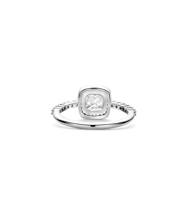 TI SENTO Ring 12389ZI - Silver platinum plated, Zirconia white