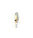 TI SENTO Ring 12395ZY - Silver plated, Zirconia white yellow gold plated