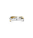 TI SENTO Ring 12395ZY - Silver plated, Zirconia white yellow gold plated