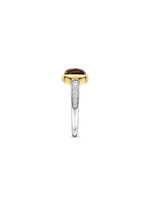 Ti Sento Ring 12398SQ - Zilver verguld, Bruin
