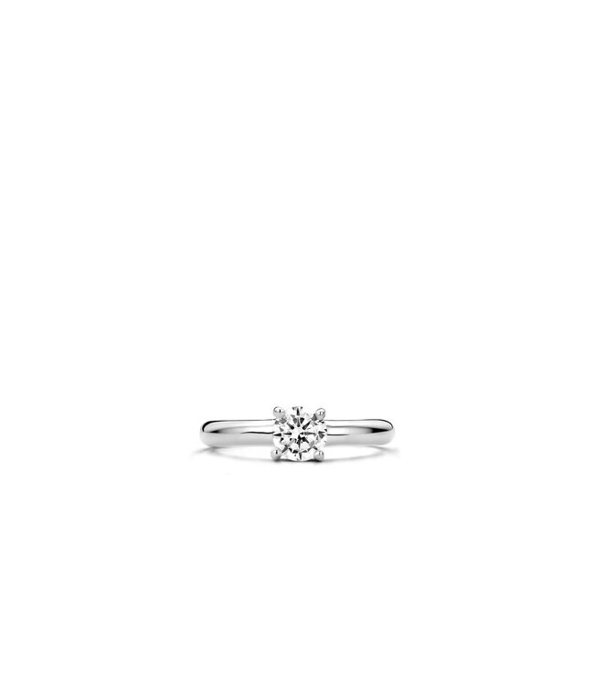 TI SENTO Ring 1463ZI - Zilver, Zirconia wit