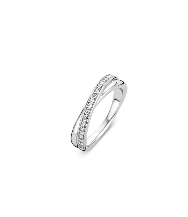 TI SENTO Ring 1953ZI - Silver plated, Zirconia white