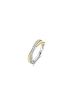 Ti Sento Ring 1953ZY - Zilver verguld, Zirkonia met geel verguld