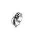 TI SENTO Ring 1973SB - Silber platiniert, Silber Blase
