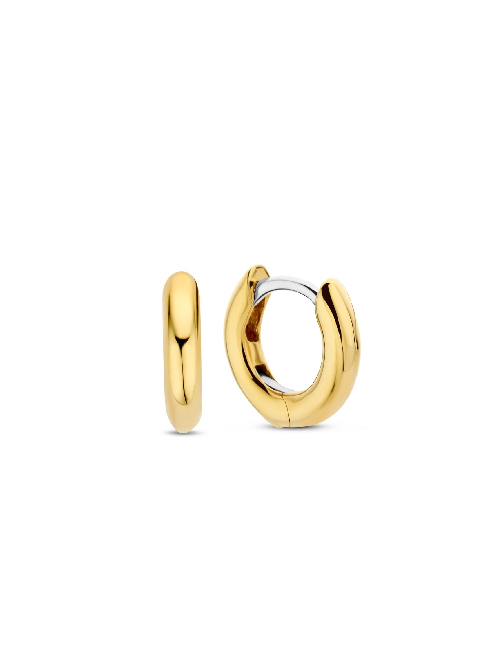 Ti Sento TI SENTO Mini Huggies - 7954YS - Zilver verguld, Zilver geel verguld