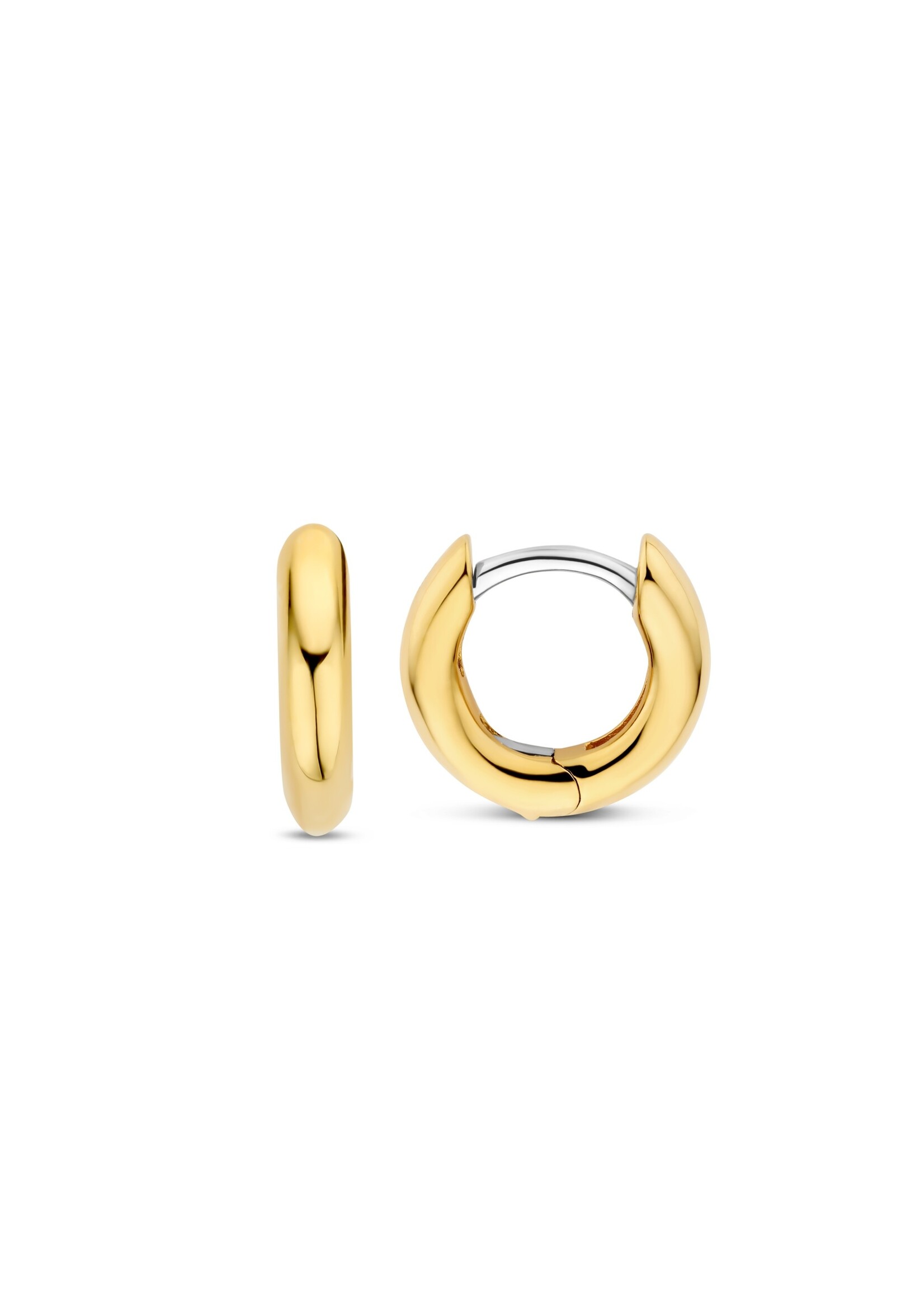 Ti Sento TI SENTO Mini Huggies - 7954YS - Zilver verguld, Zilver geel verguld