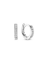 Ti Sento Mini Huggies - 7954ZI - Zilver platina verguld, Zirconia wit