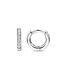 TI SENTO Mini Huggies - 7954ZI - Silver platinum plated, Zirconia white