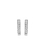 TI SENTO Mini Huggies - 7954ZI - Zilver platina verguld, Zirconia wit