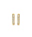TI SENTO Mini Huggies - 7954ZY - Zilver verguld, Zirkonia met geel verguld