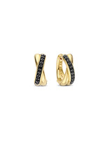 Ti Sento Oorbellen 7667BY - Zilver verguld, Blauw