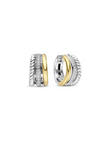 Ti Sento Oorbellen 78025ZY - Zilver verguld, Zirkonia met geel verguld