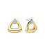TI SENTO Earrings 78034ZY - Silver plated, Zirconia white yellow gold plated