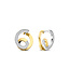 TI SENTO Earrings 78040ZY - Silver plated, Zirconia white yellow gold plated