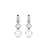 TI SENTO Oorbellen 7848WP - Zilver platina verguld, Zilver parel