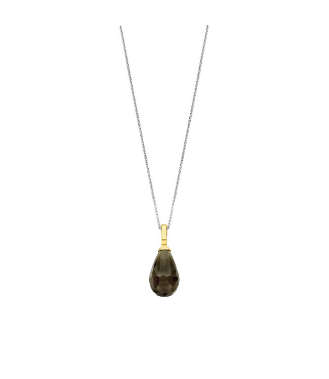 TI SENTO Pendant 6848KA - Silver plated, Translucent khaki