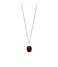 TI SENTO Pendant 6852SQ - Silver plated, Brown