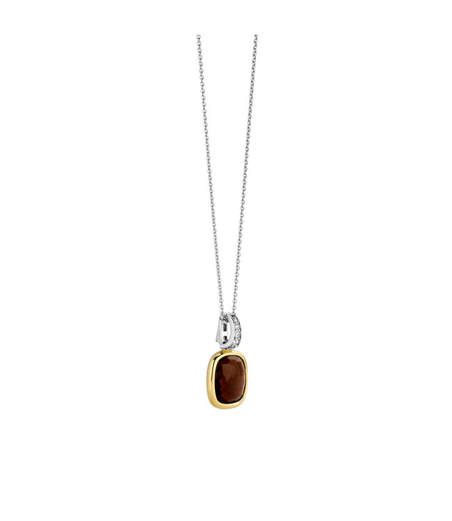 TI SENTO Hanger 6852SQ - Zilver verguld, Bruin