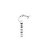 TI SENTO Hanger 6856ZI - Zilver platina verguld, Zirconia wit