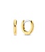 TI SENTO Huggie Hoops - 7811YS - Silver plated, Silver gold-coloured