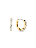 Ti Sento Huggies - 7956ZY - Zilver verguld, Zirkonia met geel verguld