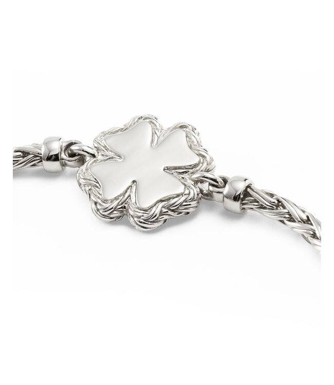 Buddha to Buddha Bracelet Katja Clover Mother of Pearl Silver
