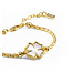 Buddha to Buddha Bracelet Katja Clover Mother of Pearl Gold Vermeil