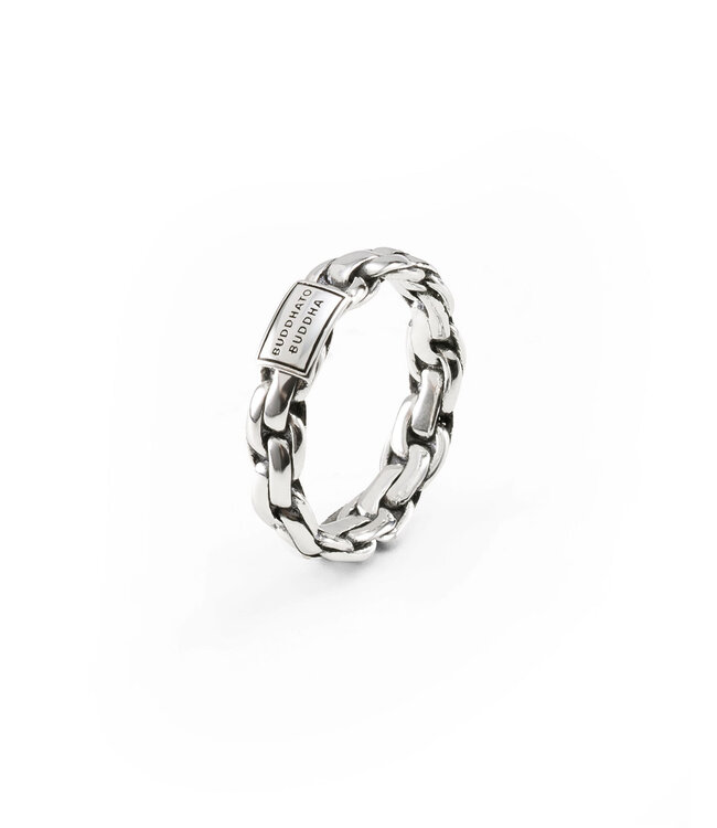 Buddha to Buddha Ring Venetian Twist Silver