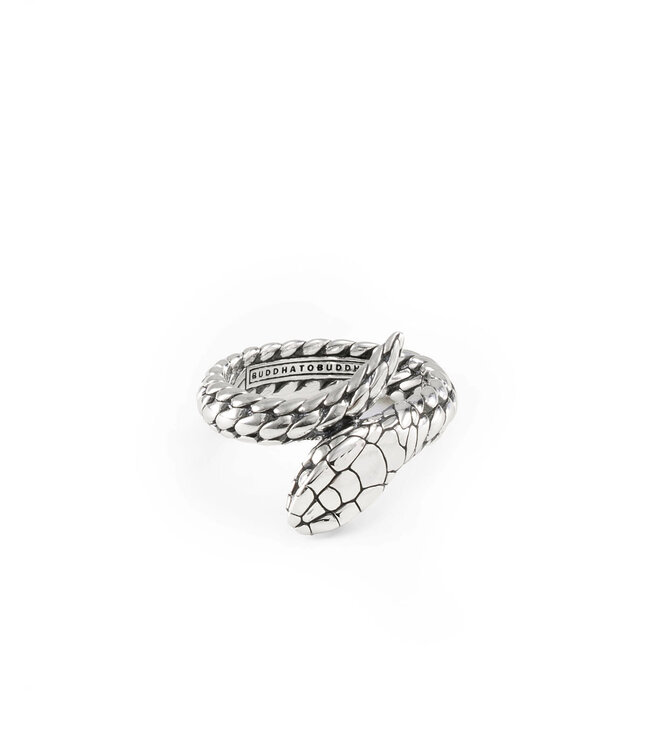 Buddha to Buddha Ring Ben XS Snake Silver
