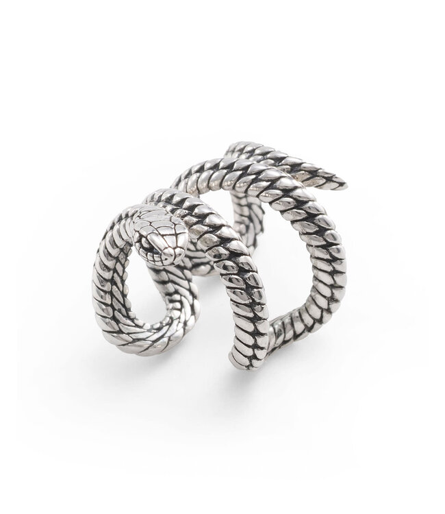 Buddha to Buddha Earcuff Ben Snake Silver