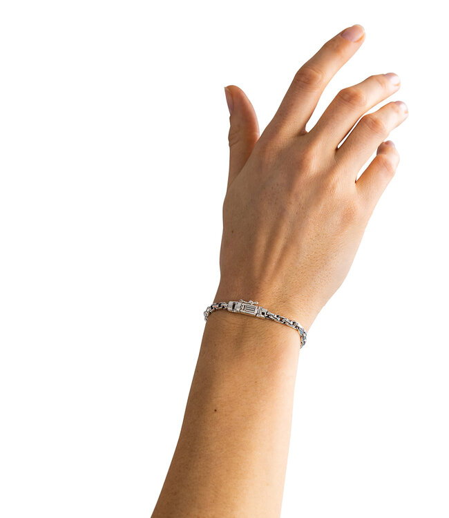 Armband Venetian Mini Twist Zilver