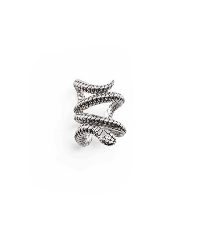 Buddha to Buddha Earcuff Ben Snake Silver