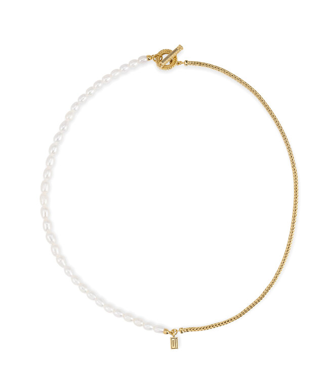 Ketting Barbara Mini Parel Verguld
