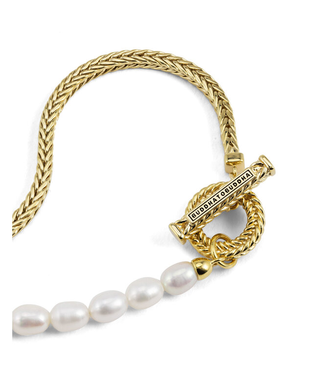Ketting Barbara Mini Parel Verguld
