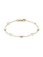 Excellent Armband geelgoud parel AW137889