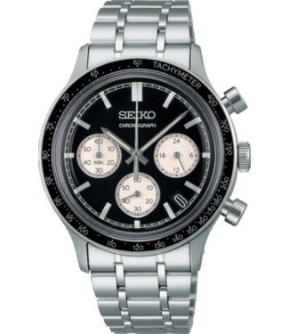 Seiko Seiko Herenhorloge 38,7 mm Zwart