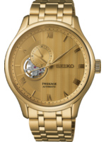 Seiko Presage SSA468J1 Uhr Herren goldfarben 41,80mm
