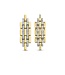 TI SENTO Earrings 7891ZY - Silver plated, Zirconia white yellow gold plated