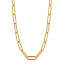 TI SENTO Collier 3937SY Zilver Verguld Schakel