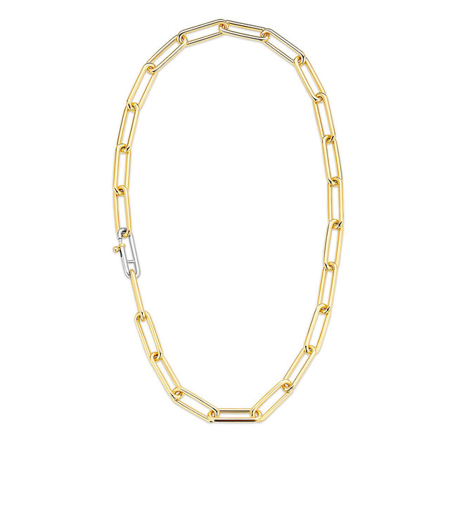 TI SENTO Collier 3937SY Zilver Verguld Schakel
