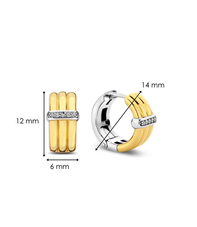 TI SENTO Oorbellen 7979ZY Triple Ring Hoops