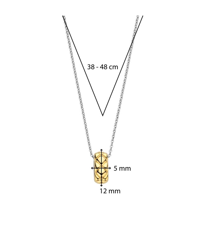 TI SENTO Collier 34015SY