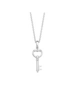 Ti Sento Hanger 6775SI Zirkonia Cirkelketting met hanger