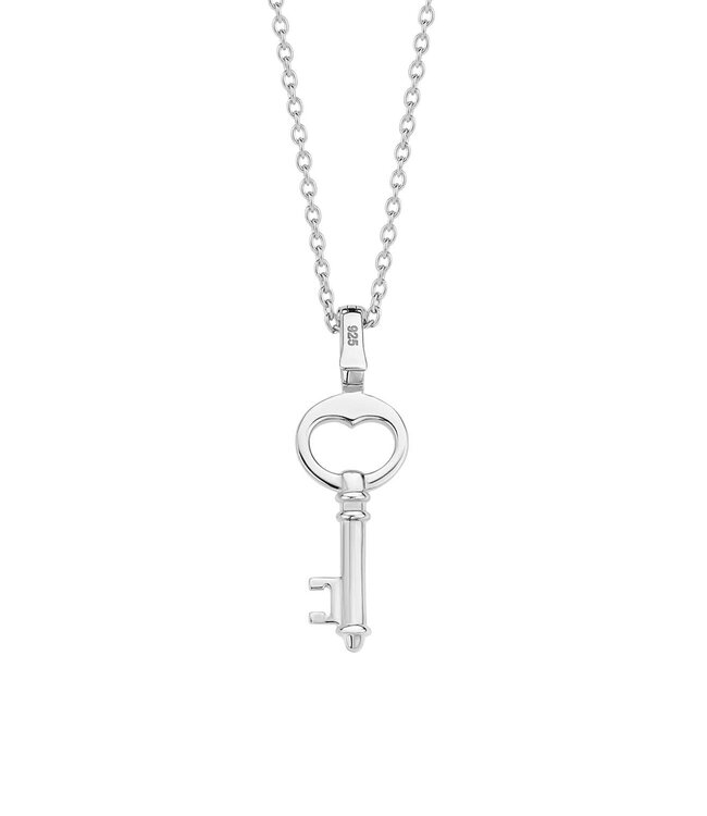 TI SENTO Hanger 6775SI Zirkonia Cirkelketting met hanger